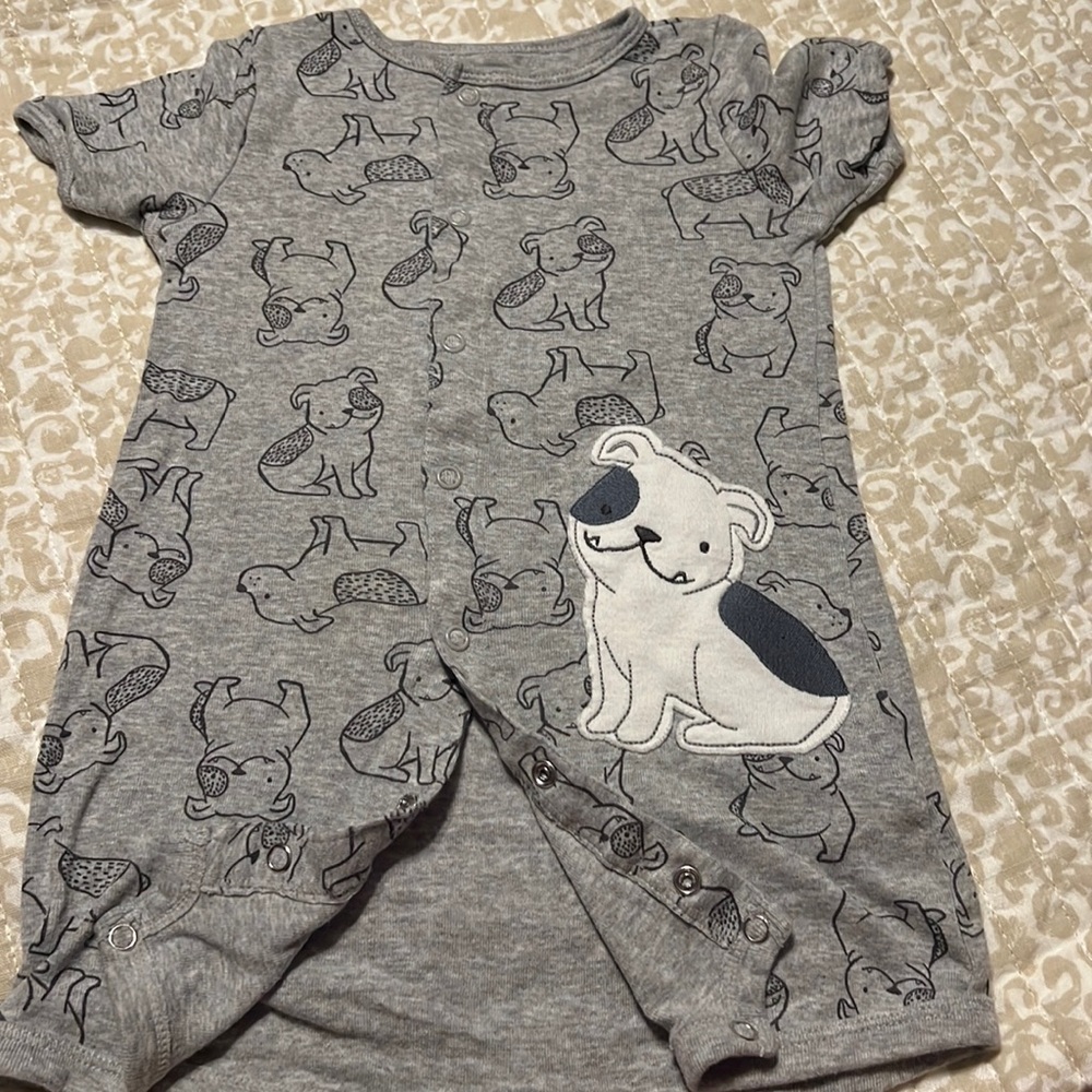 18m , button down short onesie